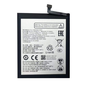 Li3939T44P10h826645 4000mAh 3.85V Li-ion Polymer replacement battery for ZTE A52 Lite, front view showing battery surface and small 2-pin connector
