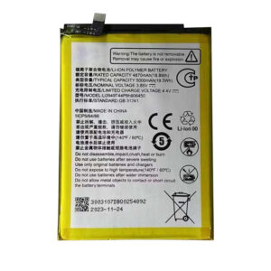 Li3939T44P8H906450 5000mAh 3.85V Li-ion Polymer replacement battery for ZTE A52 A72 A73 A53 PRO, front view showing battery surface and small 2-pin connector