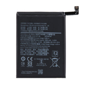 SCUD-WT-N6 4000mAh 3.82V Li-ion Polymer replacement battery for Samsung A10s and A20s SM-A2070, front view showing battery surface and small 2-pin connector