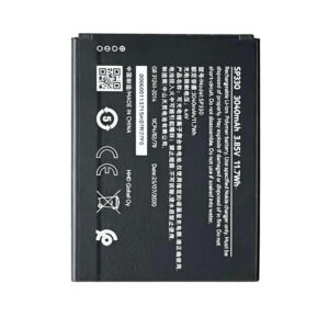 SP330 3040mAh 3.85V Li-ion Polymer replacement battery for Nokia C3 TA-1258, front view showing battery surface and small 2-pin connector