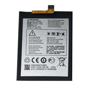 TLp029C1 TLp029C7 3000mAh 3.85V Li-Polymer replacement battery for TCL 3C, 3V, A30, and Alcatel 3V 5032W, front view showing battery label and connector flex cable