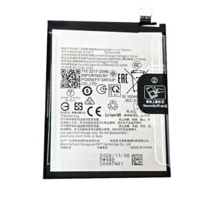 BLPB77 6000mAh 3.92V Li-ion Polymer replacement battery for compatible OPPO smartphones, front view showing battery surface and small 2-pin connector