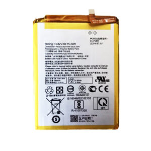 C11P1805 4000mAh 3.82V Li-ion Polymer replacement battery for ASUS Zenfone Max M2 X01AD ZB632KL, front view with white label showing battery surface and small 2-pin connector