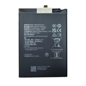 HB436797EGW 5130mAh 3.89V Li-ion Polymer replacement battery for Honor X6D, front view showing battery surface and small 2-pin connector