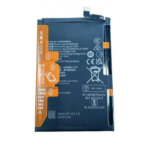 HB496699EIW 6000mAh 3.92V Li-ion Polymer replacement battery for HONOR X6c, front view showing battery surface and small 2-pin connector
