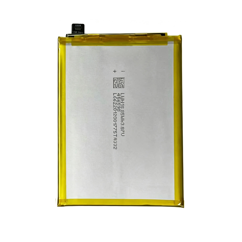NH50 5000mAh 3.87V replacement battery for MOTO G22/E32S/E32/G53 5G/E13/XT2345-3/G13/K15 Plus, back view showing model number NH50, capacity 5000mAh, and voltage 3.87V on spec label