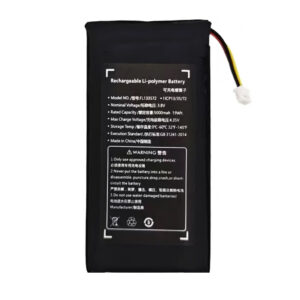 5000mAh 3.8V Li-ion Polymer replacement battery for Anbernic RG Slide handheld console, front view showing battery surface and small 2-pin connector