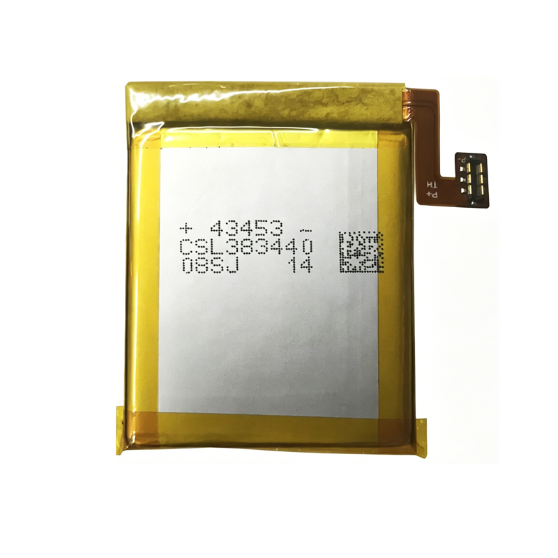 TLp007A1 770mAh 3.85V replacement battery for Palm Phone PVG100, back view showing model number TLp007A1, capacity 770mAh, and voltage 3.85V on spec label