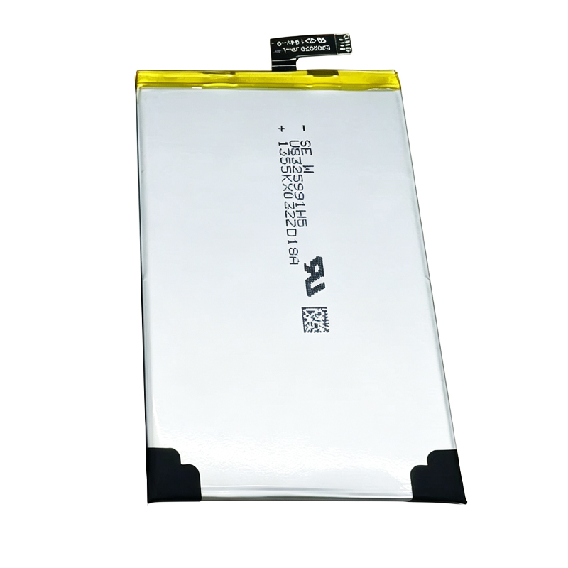 UBATIA278AFN1 2400mAh 3.8V replacement battery for Sharp SHV38 and 603SH AQUOS mini, back view showing model number UBATIA278AFN1, capacity 2400mAh, and voltage 3.8V on spec label