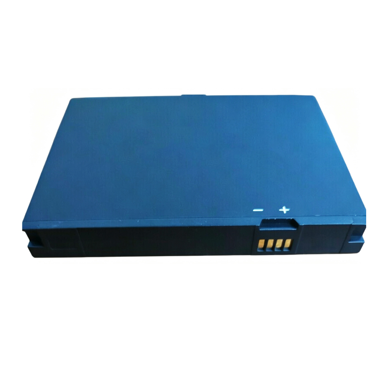 W-10a 5040mAh 3.85V replacement battery for NightHawk M1 MR110 Router Modem, close-up view showing positive and negative terminals and small 2-pin connector interface