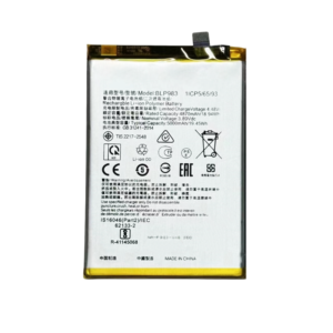 BLP983 5000mAh 3.89V Li-ion Polymer replacement battery for Realme 10 Pro, front view showing battery surface and small 2-pin connector