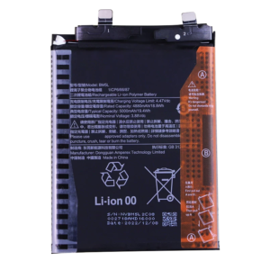BM5L 5000mAh 3.88V Li-ion Polymer replacement battery for Redmi K60 Pro, front view showing battery surface and small 2-pin connector