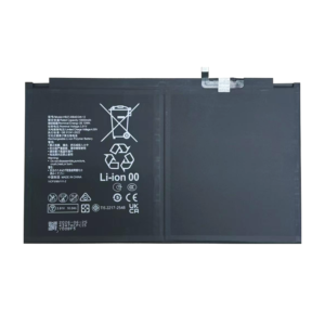 HB27J0B4EGW-12 10000mAh 3.91V Li-ion Polymer replacement battery for MatePad Air BKY-W10 BKY-W20, front view showing battery surface and small 2-pin connector