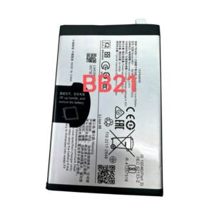 BB21 6500mAh 3.91V Li-ion Polymer replacement battery for Vivo Y21D Y31 5G Global Version, front view showing battery surface and small 2-pin connector