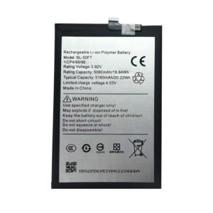 BL-50FT 5160mAh 3.92V Li-ion Polymer replacement battery for compatible Infinix devices, front view showing battery surface and small 2-pin connector