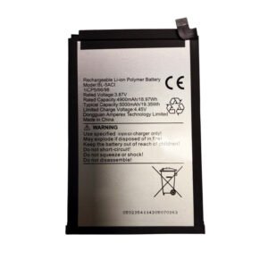 BL-5ACI 5000mAh 3.87V Li-ion Polymer replacement battery for compatible Itel devices, front view showing battery surface and small 2-pin connector