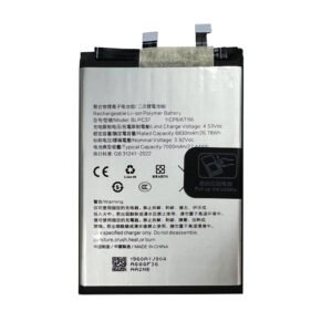 BLPC37 7000mAh 3.92V Li-ion Polymer replacement battery for OPPO K13 Turbo 5G PLM110 CPH2761, front view showing battery surface and small 2-pin connector