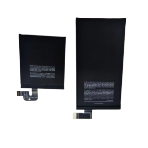 GU46C 1326mAh and G3M28 3593mAh 3.89V Li-ion Polymer replacement battery set for Google Pixel 10 Pro Fold, front view showing both battery cells and small 2-pin connectors