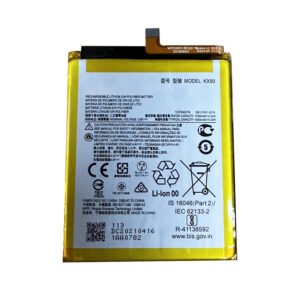 KX50 4000mAh 3.8V Li-ion Polymer replacement battery for Motorola Moto G Stylus XT2043-4, front view showing battery surface and small 2-pin connector