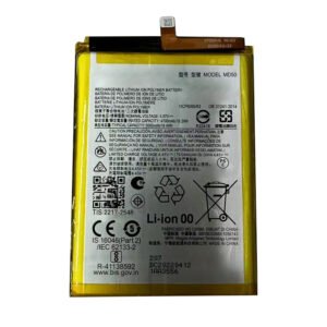 MD50 5000mAh 3.87V Li-ion Polymer replacement battery for Motorola Moto G Stylus 5G 2021 XT2131, front view showing battery surface and small 2-pin connector