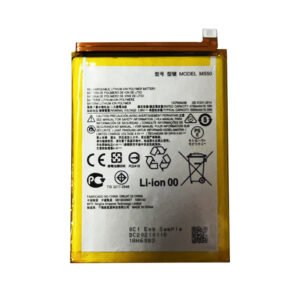 MS50 5000mAh 3.85V Li-ion Polymer replacement battery for Motorola Moto G50 5G XT2149-1, front view showing battery surface and small 2-pin connector