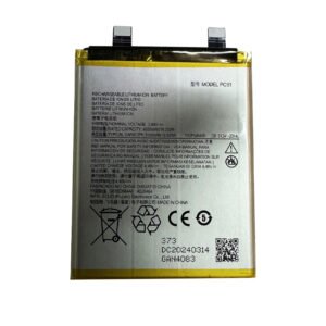 PC51 5100mAh 3.89V Li-ion Polymer replacement battery for Motorola Moto X40i, front view showing battery surface and small 2-pin connector