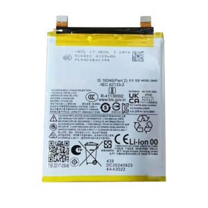 QM45 4500mAh 3.89V Li-ion Polymer replacement battery for Motorola Edge 50 Pro XT2403, front view showing battery surface and small 2-pin connector