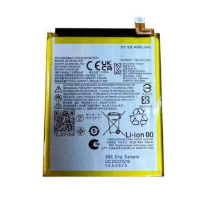 QY45 4500mAh 3.91V Li-ion Polymer replacement battery for compatible Moto devices, front view showing battery surface and small 2-pin connector