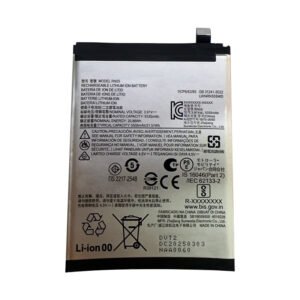RN55 5500mAh 3.91V Li-ion replacement battery for Motorola Edge 60s XT2503-3, front view showing battery surface and small 2-pin connector