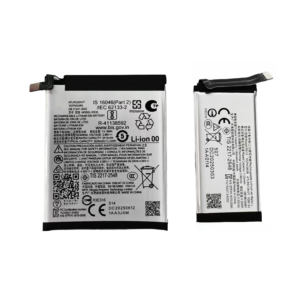 RS35 3520mAh and RS13 1180mAh 3.86V Li-ion Polymer replacement battery set for Motorola Razr 60 Ultra XT2551-3, front view showing both battery cells and small 2-pin connectors