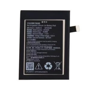 436586-3S 4310mAh 11.61V Li-ion Polymer replacement battery for Win Handle 5 7840U gaming handheld, front view showing battery surface and connector