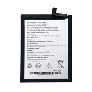 486786 5000mAh 3.85V Li-ion Polymer replacement battery for Wiko V850, front view showing battery surface and connector