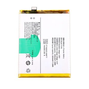 B-A6 3000mAh 3.85V Li-ion Polymer replacement battery for Vivo X7, X7S, X7L, and PD1606, front view showing battery surface and connector