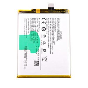 B-O9 4300mAh 3.87V Li-ion Polymer replacement battery for Vivo X60 V2046A and X60t V2085A, front view showing battery surface and connector