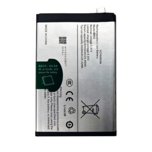 BB53 6500mAh 3.91V Li-ion Polymer replacement battery for Vivo Y05 4G and Y11 5G, front view showing battery surface and connector