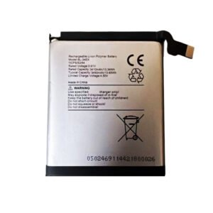 BL-34EX 3490mAh 3.91V Li-ion Polymer replacement battery for compatible Tecno devices, front view showing battery surface and small 2-pin connector