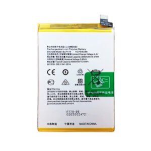BLP779 4000mAh 3.85V Li-ion Polymer replacement battery for OPPO A92S A93 F17 Pro Reno 4Z Reno 4 Lite, front view showing battery surface and small 2-pin connector