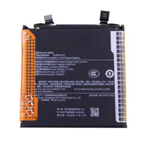 BM6N 6800mAh 3.77V Li-ion Polymer replacement battery for Xiaomi 17 Ultra 2512BPNDAC 25128PNA1C, front view showing battery surface and small 2-pin connector