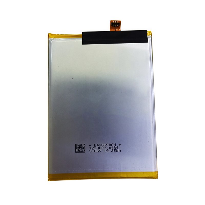 C32 5100mAh 3.85V replacement battery for CUBOT P60, back view showing model number C32, capacity 5100mAh, and voltage 3.85V on spec label