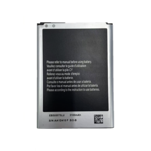 EB595675LU 3100mAh 3.8V Li-ion replacement battery for Samsung Galaxy Note 2 N7100 and N7105, front view showing battery surface and small 2-pin connector