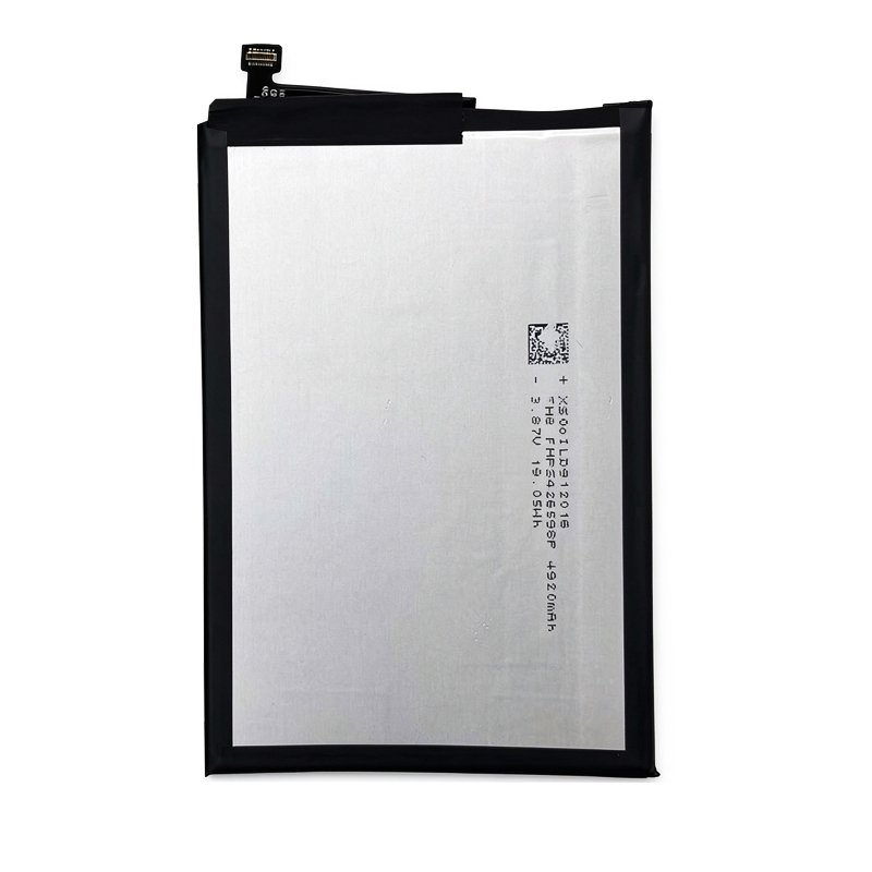 GH6861-GH6862 5000mAh 3.87V replacement battery for ZTE devices, back view showing model number GH6861-GH6862, capacity 5000mAh, and voltage 3.87V on spec label
