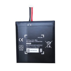HAC-003 4310mAh 3.7V Li-ion Polymer replacement battery for NS Switch Console HAC003, front view showing battery surface and connector