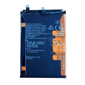 HB5668A0EIW 8300mAh 3.77V Li-ion Polymer replacement battery for Honor X70 and X9D 5G, front view showing battery surface and small 2-pin connector