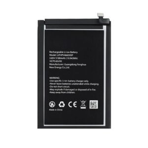 LiFHPV466595P 5180mAh 3.85V Li-ion Polymer replacement battery for Oscal C80, front view showing battery surface and small 2-pin connector