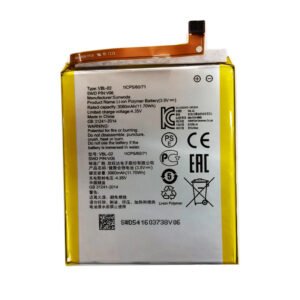 VBL-02 3080mAh 3.8V Li-ion Polymer replacement battery for Vertu Touch SAD V06, front view showing battery surface and connector