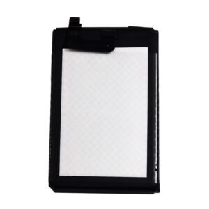S97 21000mAh 3.87V Li-ion Polymer replacement battery for Oukitel WP19 and WP97, bare cell without label, front view showing battery surface and small 2-pin connector